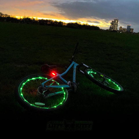 360° Super-Bright Bicycle Spoke Lights™ • Extra Safety & Visibility ...