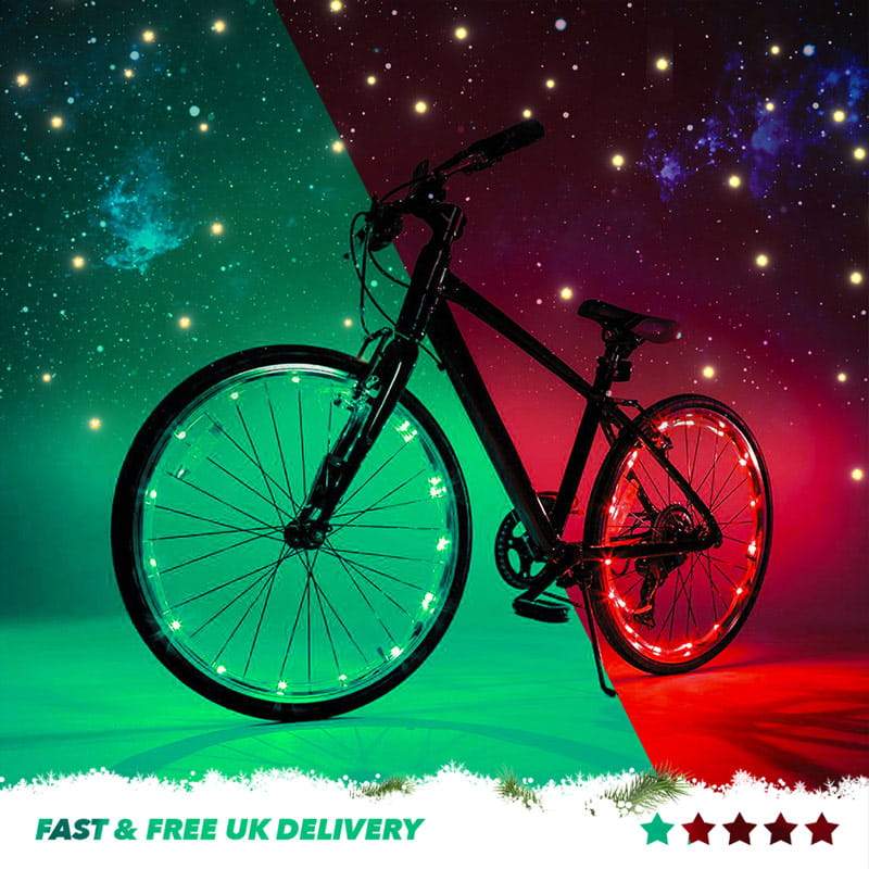 Bike Wheel Light Flintronic Bike Spoke Lights, 4Packs Tire Flash