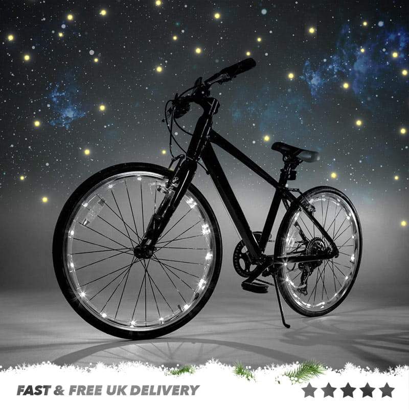Super Bright White Noise Bicycle Wheel Lights by SpokeLights